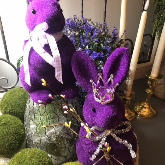 Purple Bunny Decor Set - Picture 3 of 10